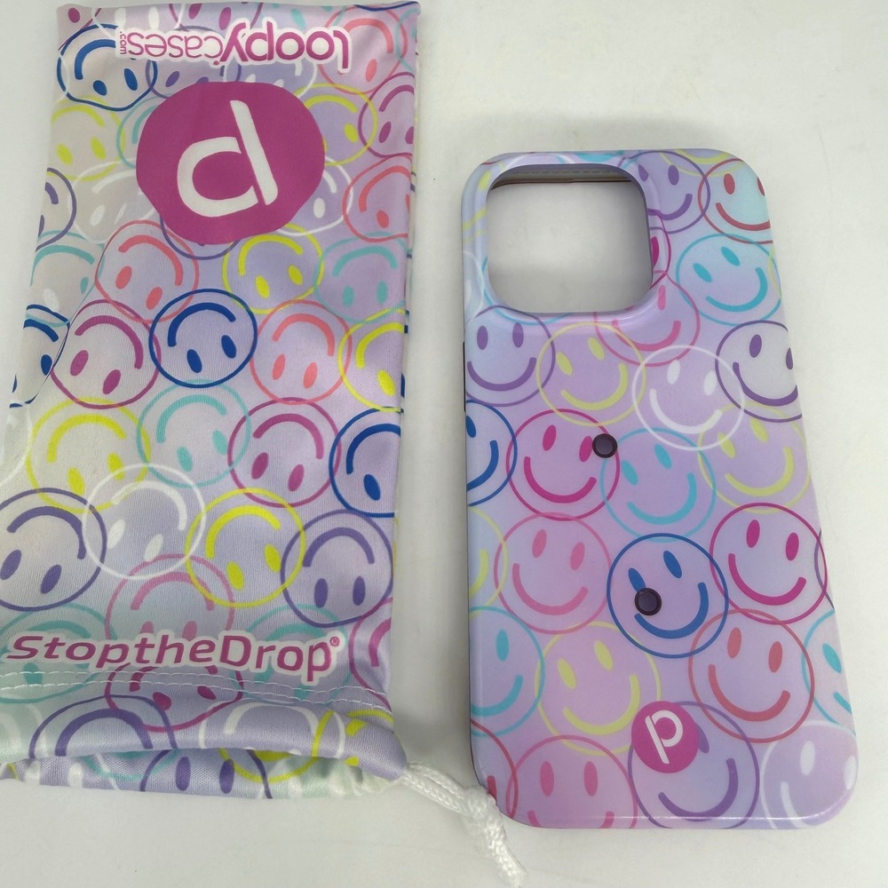 Loopy Smileys Purple Case Apple iPhone 15 Pro Retired St Jude MISSING LOOP